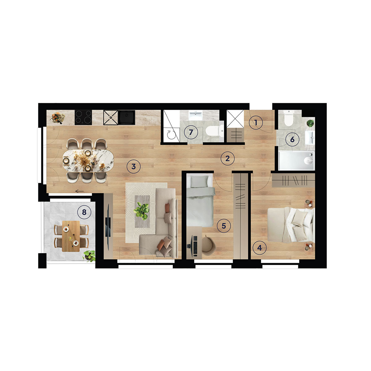 KLARA home stanovi novogradnja Zagreb Utinjska